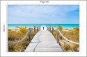 Fototapeta Ścieżka Na Karaibskiej Plaży Vinyl Gładki 152.5x104 FT-4140-VGL