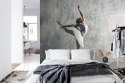 Fototapeta Tańcząca Baletnica Na Tle Betonowej Ściany Flizelina 208x146 FT-3831-VEXL