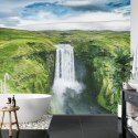 Fototapeta Widok Z Lotu Ptaka Na Wodospad 3D Vinyl Gładki 152.5x104 FT-4466-VGL