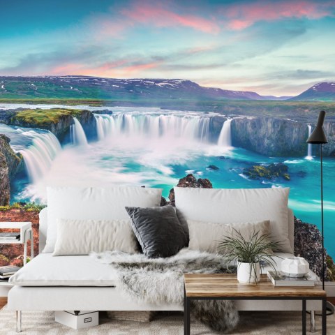 Fototapeta Wodospad Godafoss Vinyl Gładki 152.5x104 FT-568-VGL