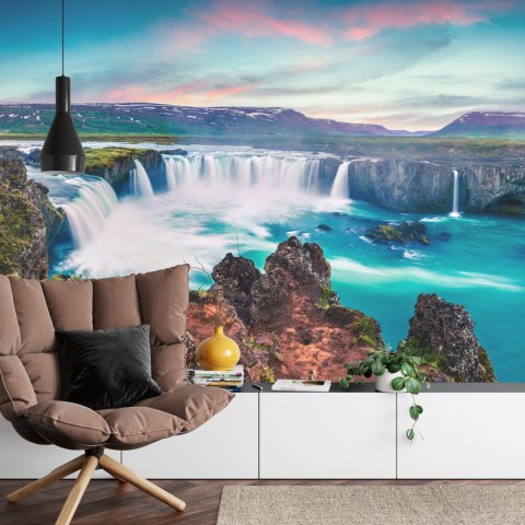 Fototapeta Wodospad Godafoss Vinyl Gładki 152.5x104 FT-568-VGL