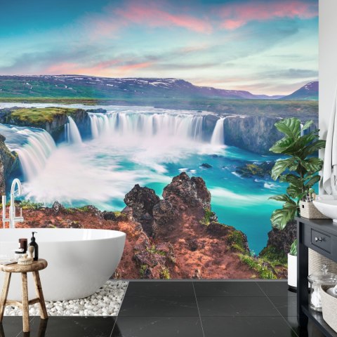 Fototapeta Wodospad Godafoss Vinyl Gładki 152.5x104 FT-568-VGL