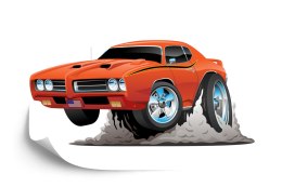 Fototapeta Amerykańskie Klasyczne Auto Vinyl Gładki 152.5x104 FT-2360-VGL