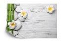 Fototapeta Bambusy Z Kwiatami I Kamieniami Flizelina 208x146 FT-2490-VEXL