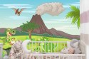 Fototapeta Dinozaury I Wulkan Flizelina 208x146 FT-2278-VEXL