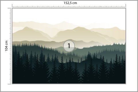 Fototapeta Góry Vinyl Gładki 152.5x104 FT-96-VGL