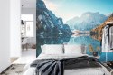 Fototapeta Jezioro Lago Di Braies We Włoszech Vinyl Gładki 152.5x104 FT-3932-VGL