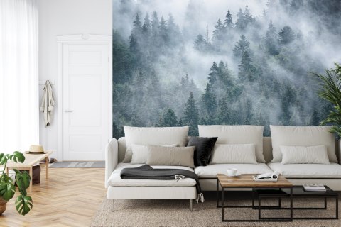 Fototapeta Mglisty Las W Górach Vinyl Gładki 152.5x104 FT-4049-VGL