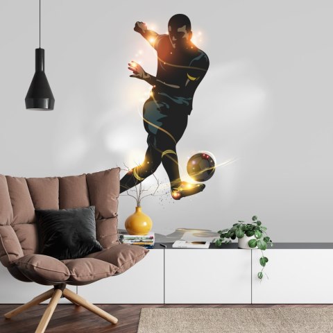 Fototapeta Piłkarz Strzelający Gola Flizelina 208x146 FT-3353-VEXL