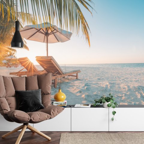 Fototapeta Plaża Zachód Słońca Flizelina 208x146 FT-386-VEXL