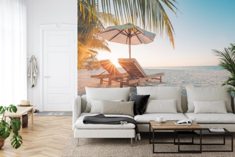 Fototapeta Plaża Zachód Słońca Flizelina 208x146 FT-386-VEXL