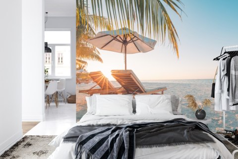 Fototapeta Plaża Zachód Słońca Flizelina 208x146 FT-386-VEXL