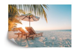 Fototapeta Plaża Zachód Słońca Vinyl Gładki 152.5x104 FT-386-VGL