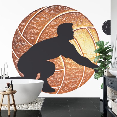 Fototapeta Siatkarz Na Tle Piłki Flizelina 208x146 FT-3169-VEXL