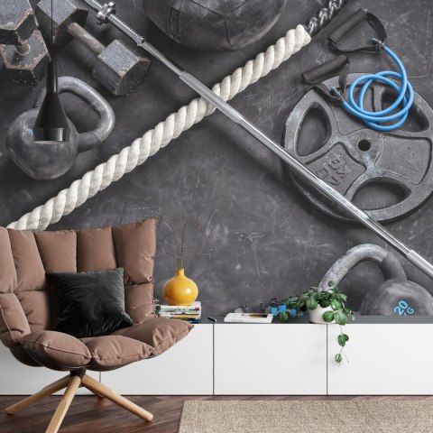 Fototapeta Sprzęt Sportowy Do Ćwiczeń Vinyl Gładki 152.5x104 FT-3962-VGL