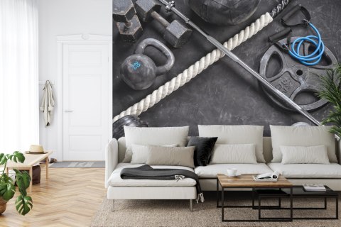 Fototapeta Sprzęt Sportowy Do Ćwiczeń Vinyl Gładki 152.5x104 FT-3962-VGL