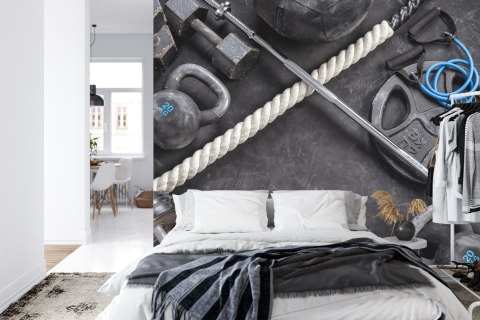 Fototapeta Sprzęt Sportowy Do Ćwiczeń Vinyl Gładki 152.5x104 FT-3962-VGL