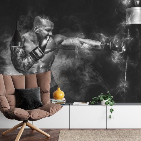 Fototapeta Trenujący Pięściarz Flizelina 208x146 FT-3438-VEXL