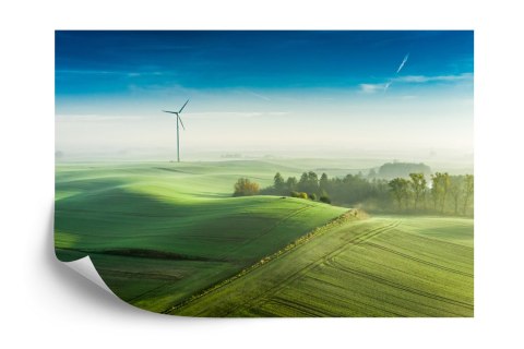 Fototapeta Widok Z Lotu Ptaka Na Zielone Pola 3D Vinyl Gładki 152.5x104 FT-4519-VGL