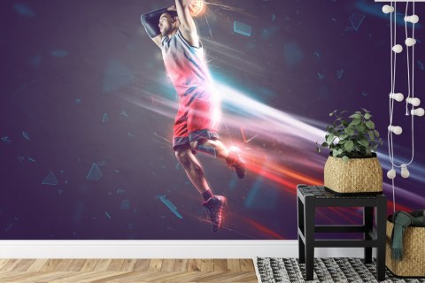 Fototapeta Wsad Koszykarza Vinyl Gładki 152.5x104 FT-3122-VGL