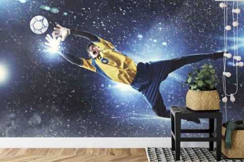 Fototapeta Bramkarz W Locie Vinyl Gładki 152.5x104 FT-3348-VGL