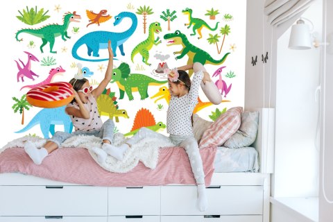 Fototapeta Dinozaury Jak Z Kreskówki Vinyl Gładki 152.5x104 FT-2299-VGL