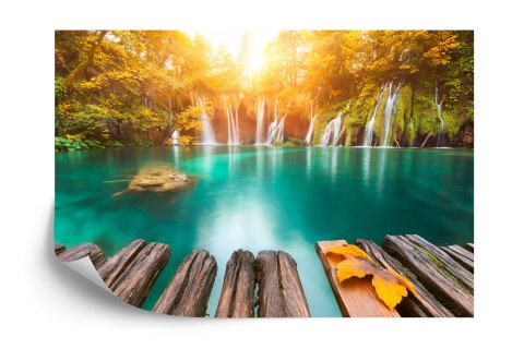 Fototapeta Jesienny Wodospad Flizelina 208x146 FT-579-VEXL