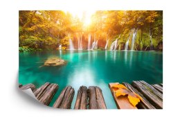 Fototapeta Jesienny Wodospad Vinyl Gładki 152.5x104 FT-579-VGL