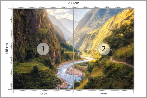 Fototapeta Las Góry Flizelina 208x146 FT-281-VEXL