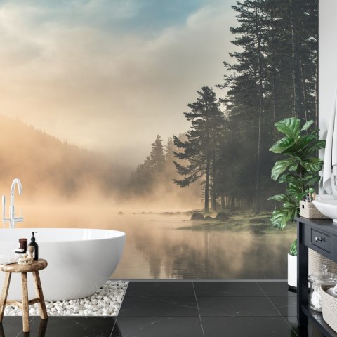 Fototapeta Las We Mgle Vinyl Gładki 152.5x104 FT-469-VGL