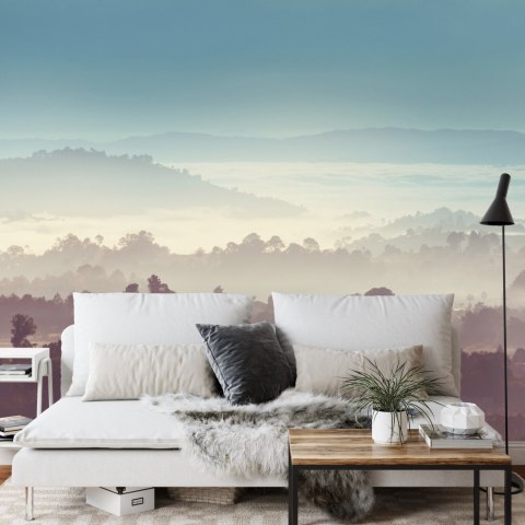 Fototapeta Las We Mgle Vinyl Gładki 152.5x104 FT-470-VGL