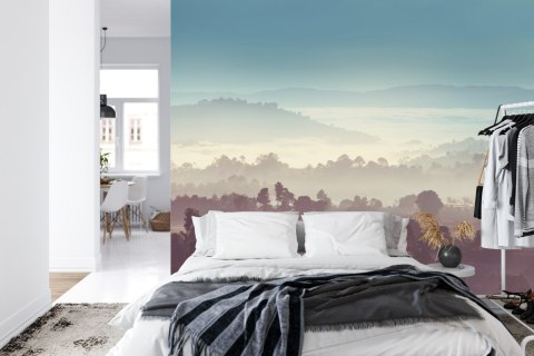 Fototapeta Las We Mgle Vinyl Gładki 152.5x104 FT-470-VGL