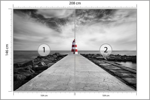 Fototapeta Morze 3D Flizelina 208x146 FT-218-VEXL