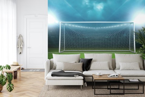 Fototapeta Piłkarska 3D Boisko Flizelina 208x146 FT-1375-VEXL