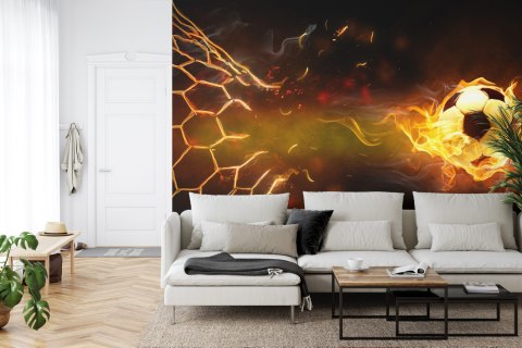 Fototapeta Piłkarska Sportowa Piłka Vinyl Gładki 152.5x104 FT-1293-VGL