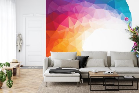 Fototapeta Siatkarz W Abstrakcyjnym Wydaniu Flizelina 208x146 FT-3239-VEXL