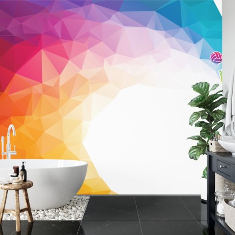 Fototapeta Siatkarz W Abstrakcyjnym Wydaniu Vinyl Gładki 152.5x104 FT-3239-VGL