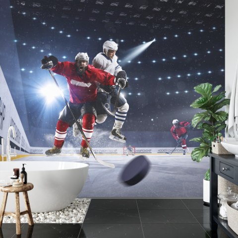Fototapeta Starcie Hokeistów Flizelina 208x146 FT-3836-VEXL