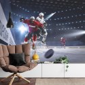 Fototapeta Starcie Hokeistów Vinyl Gładki 152.5x104 FT-3836-VGL