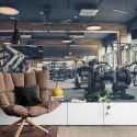 Fototapeta Wnętrze Nowoczesnej Siłowni Vinyl Gładki 152.5x104 FT-3960-VGL