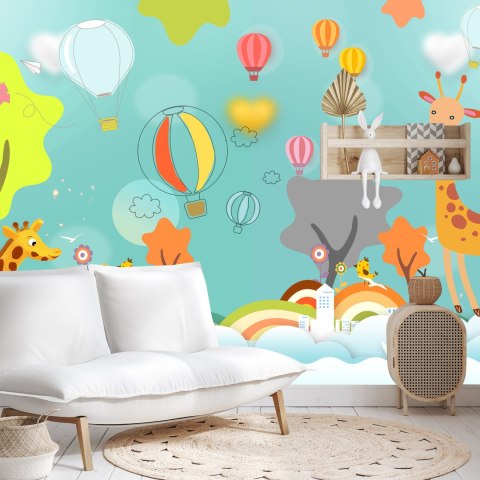 Fototapeta Zwierzątka Pośród Chmur Flizelina 208x146 FT-4033-VEXL