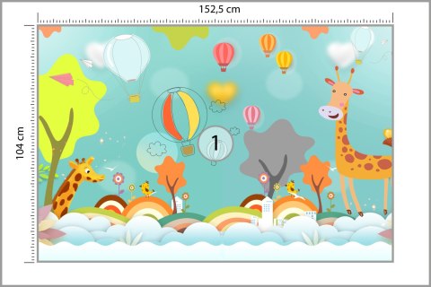 Fototapeta Zwierzątka Pośród Chmur Vinyl Gładki 152.5x104 FT-4033-VGL