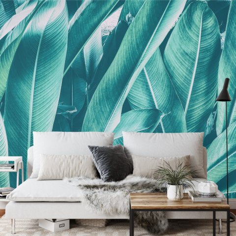 Fototapeta Egzotyczne Liście Vintage Flizelina 208x146 FT-2206-VEXL