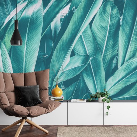 Fototapeta Egzotyczne Liście Vintage Flizelina 208x146 FT-2206-VEXL