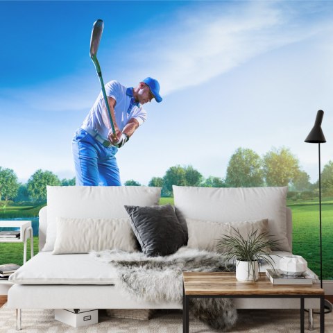 Fototapeta Golfista W Czasie Rozgrywki Flizelina 208x146 FT-3809-VEXL