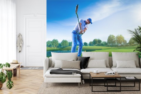 Fototapeta Golfista W Czasie Rozgrywki Flizelina 208x146 FT-3809-VEXL