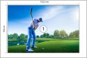 Fototapeta Golfista W Czasie Rozgrywki Vinyl Gładki 152.5x104 FT-3809-VGL