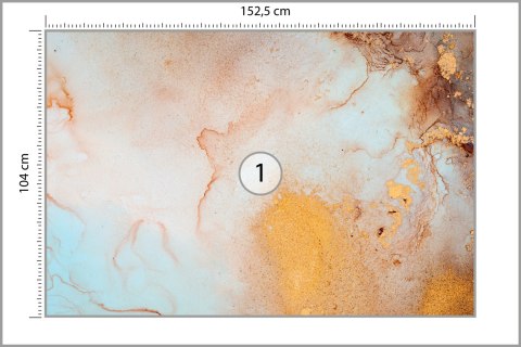 Fototapeta Marble Ink Abstract Art From Exquisite Original Painting For Abstract Background . Painting Was Painted Pattern Of Om