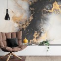 Fototapeta Marble Ink Abstract Art From Exquisite Original Painting For Abstract Background . Painting Was Painted Pattern Of Om