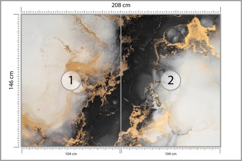 Fototapeta Marble Ink Abstract Art From Exquisite Original Painting For Abstract Background . Painting Was Painted Pattern Of Om